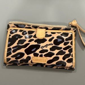 Consuela blue jag wallet